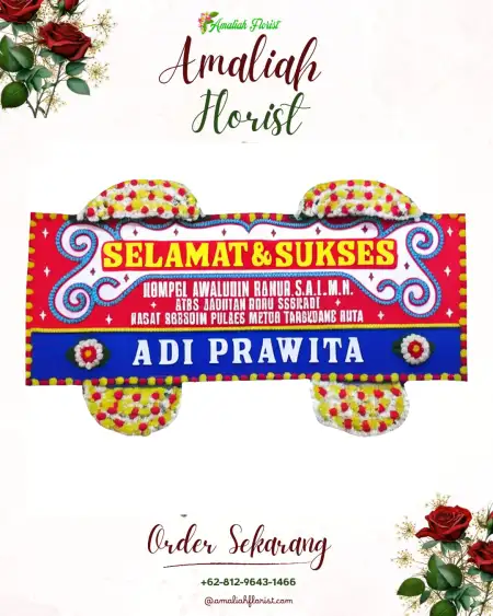 Papan Bunga Ucapan Selamat Pendawa